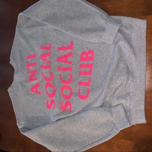 Anti social social club assc crewneck sweatshirt S
